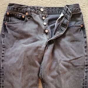 Levi's 501 Black Jeans 31w X 34